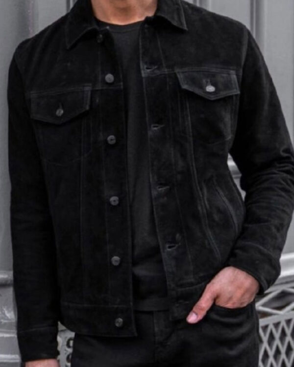 The Killer’s Game 2024 Ben Kingsley Black Jacket - Image 2