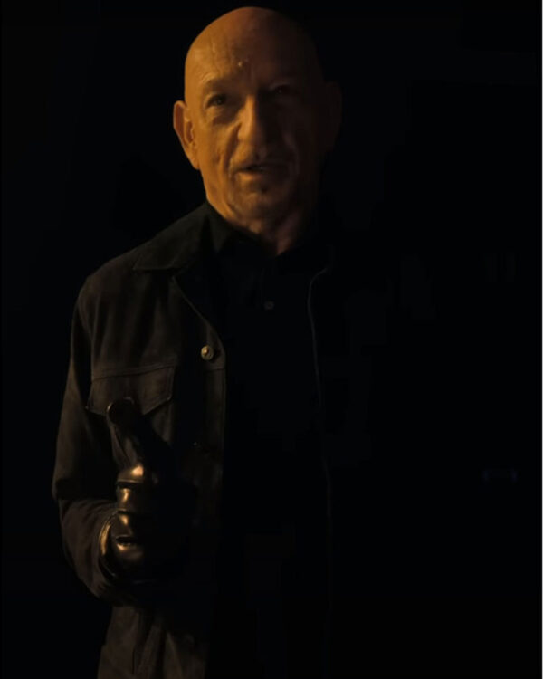 The Killer’s Game 2024 Ben Kingsley Black Jacket