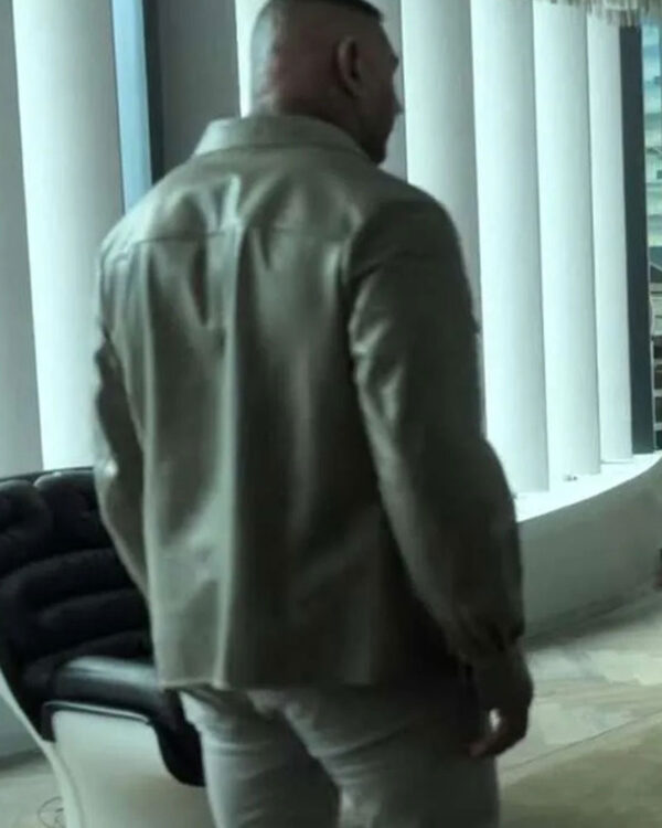 The Killer’s Game 2024 Dave Bautista Leather Jacket - Image 2