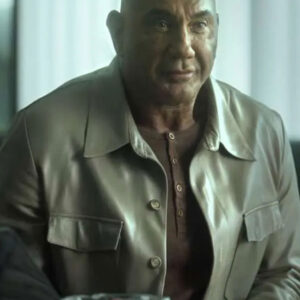 The Killer’s Game 2024 Dave Bautista Leather Jacket