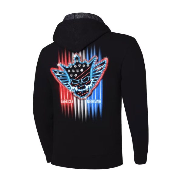 Cody Rhodes Neon American Nightmare Full-Zip Hoodie - Black - Image 3
